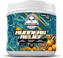 Runners 'Relief - Joint Support & Muscle Recovery Supplement - Glucosamine Chondroitin - Fasting Electrolytes - Stimulant- Free Pre / Post Workout Energy - Tangerine Turmeric 95% -os kurkuminoidokkal