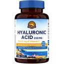 Vitaliown Hyaluronic Acid kiegészítők 250 mg, plusz 25 mg C-vitamin, Természetes eredetű és magas biohasznosíthatóság, bőr hidratáció, 90 Vegan kapszula, 3 hónapos ellátás