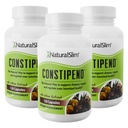 Naturalslim Magnézium-oxid - Constipatio Resolef, Colon Cleanser & Stool Softeners nőknek és férfiaknak Magnézium-citráttal, aszpartáttal, & Olive Extract - 120 növényi kapszula 3 csomag
