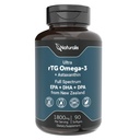 Naturalis Ultimate rTG Omega 3 Fish Oil 1800mg Wild New Zealand Tuna - Full Spectrum Omega3s EPA, DHA & DPA - Sustainable Sourced, Non-GMO, Gluten Free - 90 Softgels