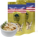 2 Bags American Ginseng Slices von Wisconsin, DOL American Wisconsin Ginseng Slices Root für Tee, Energie für Männer Frauen Gesundheit Boosts Immunität, Gluten Free, εεεεεεεε / σεεος Long Strip 2 Taschen von 4OZ, 8OZ