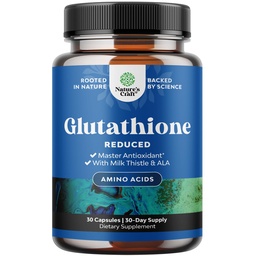 Csökkentett glutation- kiegészítés tejsavval - 500 mg / szerving tiszta L glutationnal Alfa Lipoic Acid & Milk Thistle Silymarin - 30