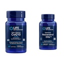 Life Extension Super Ubikinol CoQ10 60 Softgels és optimalizált Resveratrol Elite 60 Vegetáriánus kapszula