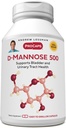 ANDREW LESSMAN D-Mannose 500mg - 60 kapszula - Támogatja a húgyhólyagot, a veséket és a vizelet-tract egészségét. Tiszta, nem GMO D-Mannose. Nincs Adalékanyag. Kis, könnyen lenyelhető kapszula