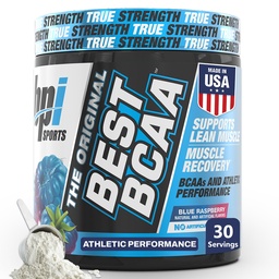 BPI Sports Best BCAA Power - Izom helyreállítási támogatás - Elágazó láncú Amino Acids draft 124; Building Blocks of Protein and Muscle - Post Workout Recovery - Hidratáció - Kék málna, 30 szerváció
