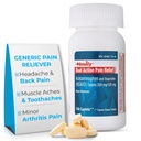 Timely Dual Action Acetaminophen 250 mg and Ibuprofen 125 mg - Generikus fájdalom enyhítő, Láz redukáló, Fejfájás Relief, Menstruációs fájdalom, Fogászatok, Izom Ache, Arthritis Pain Relief - 144