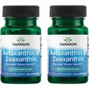 Swanson Astaxantin & Zeaxantin Eye Health Supplement for Screen- Heavy Professionals with 4 mg Astaxantin & 4 mg OmniXan Zeaxantin (60 Softgels, 2 Pack)