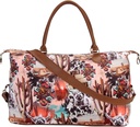 Weekender zacskó Duffle Bag Nők Nagy Utazási Tote Bag Overnight Weekend Bags With Shoulder Strap Cow Leopard Atzec...