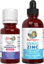 MaryRuth Organics Precision Probiotic for Teens (Málna) & Cink Drops n.e.124; Clean Label Project Verified ®