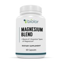 Magnézium komplex kiegészítés, teljes spektrumú magnézium-keverék, Magnézium-glicinát maláttal, citráttal, taurináttal és glukonáttal - magas abszorpció Magnézium-kiegészítés, Magnézium-komplex kapszula