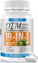 DIM Supplement Estrogen Balance for Women & Men, 1675 mg Estrogen Supplement Hormonal Acne Support, Menopause Support, Antioxidant Support,DIM SGS 90 Veggie Capsules,44 Day Supply-073