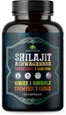 Shilajit férfiaknak - 8- in1 Adaptogenic Supplement with Ashwagandha, Cordyceps, Ginseng, Rhodiola, Turmeric, Chaga & Ginger - Natural Energy, Stress Relief & Immune Support - 120 Vegán kapszula
