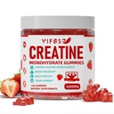 Kreatin-monohidrát gumik 5 g a férfiak és nők, 120 Sugar Free Gumies 200 Mg Magnézium Glicinate, 200 Mg L- Threonate izmok támogatása, energia boost