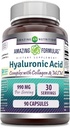 Amazing Formulas Hyaluronic Acid Super Complex MSM, Collagen Type I & III, and Vitamin C - 124; 990 Mg