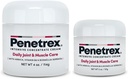 Penetrax Joint & Muscle Therapy Duo - Soothing Relief for Back, Neck, Hands, Feet & Nerves - Rub with Arnica, B6 MSM & Boswellia - 2oz, 4oz