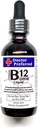 B12-vitamin Komplex folyékony nyelvalatti cseppek Gyors abszorpció B2, B3, B5, B6 és B12. 2 fl oz - 60 napos ellátás