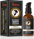 Beard Growth Cream - 50 ml - Több Szakáll Növekedés Kávé Bean & Hagyma Extract- 100% Természetes tejszín 124; Készült Indiában