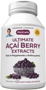 ANDREW LESSMAN Ultimate Açai Berry Extracts 60 Capsules - Delivers Szabványosított, Anti- Oxidant Rich, Beneficial Acai Berry Selecents. Magas-Potency Blend. Védővegyületek. Nincs adalék