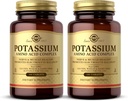 Solgar Kálium Amino Acid Complex - 100 tabletta, csomag 2 - Promotes Electrolyte Balance - Non-GMO, Vegan, Gluten Free, Tejmentes, Kosher - 200 teljes szervadék