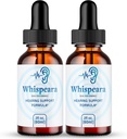 Whispeara Tinnitus Relief for Ringing Ears Drops, Ring Clear Tinnitus Liquid Drops, Maximum Strength, Advanced Formula Halláskiegészítés, Fülcsengés Tinnitus, Whispeara Vélemények (2 Pack)