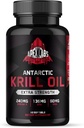 Antarktisz Krill olaj 1000 mg Omega-3-as EPA, DHA, Astaxantin és foszfolipidek 60 Softgels