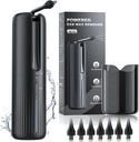Ear Wax Removal - Electric Ear Cleaner - Water Powered Ear Cleaner with 4 Water Pressure Cleaning Modes - Safe and effective Ear Wax Removal Tool - Water Restantant USB Recharactive