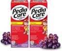 Fast action children 's Pain Reliever / Kids Fever Reducer with Acetaminophen Oral Suspension, Ages 2- 11, Zéró alkohol vagy aszpirin vagy Ibuprofen, Grape Flavor, 4 fl oz (2 csomag)