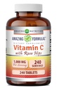 Csodálatos formulák C-vitamin Rose HiPS Supplement 124; 1000 Mg