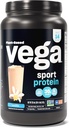 Vega Sport fehérje por vanília (14 adag, 20,4 oz) - Plant- alapú vegán fehérje por, BCAA, Amino sav, tarta cseresznye, nem tejtermék, glutén mentes, nem GMO (csomagolás május Vary)