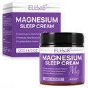 Magnézium krém alvó - dúsítva mandulaolajjal, levendulával és E-vitaminnal mély kikapcsolódásra - természetes magnézium krém a bőr táplálkozásához és gyors felszívódásához - Levendula