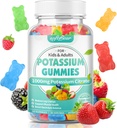 softbear Kálium Citrate Gumies, High Potency Kálium Citrate 1000mg Támogatja Lábak & Izom Health Kálium Gumies felnőttek és gyerekek vegyes gyümölcs aroma 60 gróf