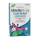 Nature 's Way Kids Cold Relief Chewables, Umcka, Ages 6 +, Shortens Időtartam és csökkenti a súlyosságot, Multi- Synthy Cold Remedy, Non-Drowsy, Cherry Flavored, 10 tabletta