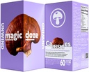 Magic Doze ™ Reishi gombakiegészítő kapszula - 60 Count, Unwind, Herbal Supplement, Stress Relief, Immuntámogatás, Vegan, Organic Reishi Ingredient