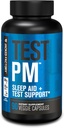 Jacked Factory Test PM tesztoszteron booster & alvászavar kiegészítés a férfiak, Előmozdítása Recovery, Izomnövekedés, 90 Natural Veggie Pills - 60 Count (csomag 1)