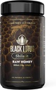 Schwarz Lotus Pure Shilajit Resin Raw Honey Liquid Tincture, 300ml, 100% reine natürliche Shilajit für Männer & Frauen, Aminosäuren, 175mg Fulvic Acid, 85 Ionic Trace Minerals, Für Immununterstützung, Fokus, Energie