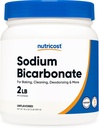 Nutricost Nátrium-bikarbonát (2 LB) - 600 mg / szerving, nem-GMO, glutén mentes