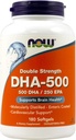 NOW Foods - Dha- 500Mg 180 Sgels (2 db-os csomag)
