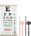 Snellen Eye Chart, Eye Chart, Snellen Eye Example Snellen Eye Chart Pocket Eye Exam Kit Cute Eye Occlogers 20 Feet Optical Eye Test Rehasznosítható Fa Frame Canvas Eye Chart gyerekeknek és felnőtteknek