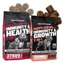 Nagy Max Vitality kutya sajtok és kutyus puha sajtok Bundle Total Support a napi vitaminok a kiskutyák és a felnőtt kutyák - beleértve az immun, ízület, bőr, kabát, emésztés, és a fejlesztési támogatás