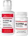 100 tabletta - Kálium citrát kiegészítés - Hatékony alkáli terápia és egyszerű adagolási rend - A legjobb a kálium depletió és a vese kövek - Tartalmazza 1080 mg kálium citrát tablettánként