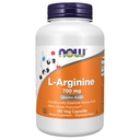 NOW Foods Supplements, L- Arginine 700 mg, Nitrogén-oxid Precistor *, Amino Acid, 180 Veg kapszula