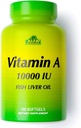 ALFA VITAMINS - A-vitamin - Halmájolaj 10 000 NE - A napi étrend-kiegészítés segíti a látás, a bőr és az immunrendszer működését - 100 Softgel