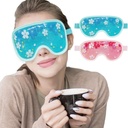 ZNÖCUETÖD Ice Mask Gel hűtés 2 csomagolás újrahasznosítható hideg Compress Eye Ice Pack sötét körök és puffasztóság, Migrén, Stressz megkönnyebbülés
