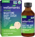 Welents Organic Nighttime Baby Cough Syndicated 124; Soothes alkalmi köhögés miatt száraz torok *, USDA Organic 124; 2 Fl Oz, 4 hónap +