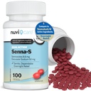 Senna Plus Laxative Stool Softener - Docusate Nátrium- (50mg) Stool Softener Stimulant Laxative Sennosids (8.6 mg) - Hasonlítsa össze a Senokot- S-rel az alkalmi székrekedés enyhítésére * (100 tabletta)
