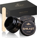 Shilajit Natural Himalayan Organic Resin 20 Gram, Pure Shilajit Supplement Enriched Fulvic Acid & 85 + Trace Minerals, Plant Based Nutriters for Energy, Support Metabolisation & Immune System