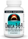 Source Naturals Omega 3- 6- 9, Essential Fatty Acid Complex for Heart and Brain Health * - 60 Softgels