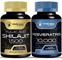 WELLNESS LABSRX Resveratrol kapszula Shilajit Tiszta Himalája kapszula