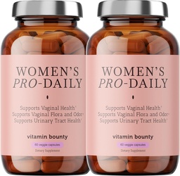 Bounty Daily 's Pro- Daily probiotic - Támogatja a hüvelyi, emésztési és pH egyensúly, 10 milliárd CFU, 5 Strains + Cranberry - 2 csomag 60 kapszula