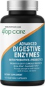 H4U Digesztikus Enzimek: Ultimate Health Solution with Probiotics, Prebiotics, and Enzimes for Women and Men. Ez a vegetáriánus emésztőenzim kiegészítés 180 kapszulát tartalmaz.